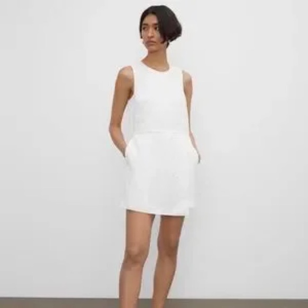 Club Monaco linen blend Sleeveless Jumpsuit